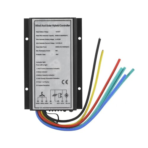 Contrôleur de générateur de charge hybride MPPT 12V 24V solaire et éolien