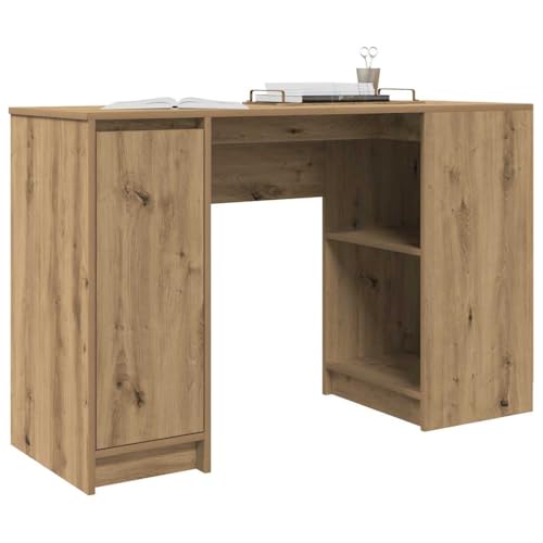 Bureau en chêne de 120 cm de large idéal pour espace informatique