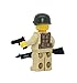 Modern Brick Warfare US Army American WW2 BAR Soldier Support Custom Minifigure