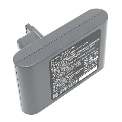 Batería compatible Dyson 202932-02 recambio de litio para aspiradora inalámbrica