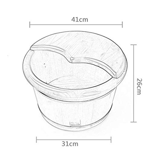 Spa de pies de madera sólida para pedicure y masaje miniatura 2