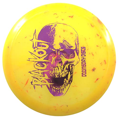Doomsday Discs Blackout Disc Golf Fairway Driver | Gummy Premium Plastic | Precision Control With Ease (170-172 Grams) #TOP2