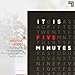 Sharper Image® LED Word Clock Pro with Dimmable Light, 9.45