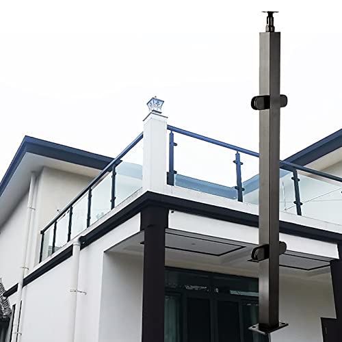 Poteau de balustrade haut de gamme avec support de sol design couleur C