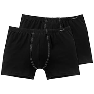Schiesser heren Onderbroek met zachte band Shorts ( 2er Pack )
