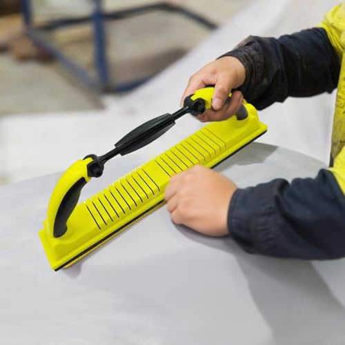Flexibel Ohne Staublöcher Rigips Schleifer, 70 X 400mm Profi Handschleifer Trockenbau Handschleifblock schleifklotz auto Schleifklotz Werkzeug für Staubabsaugung Schleifen