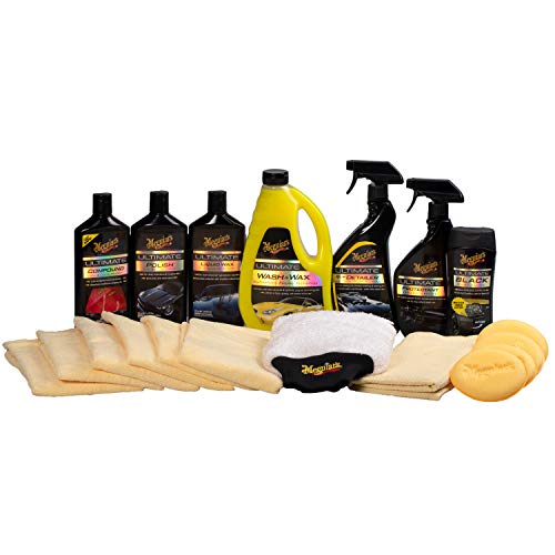 Meguiar's G55048 Ultimate Car Care Kit – Premium Detailing Kit for Your Car