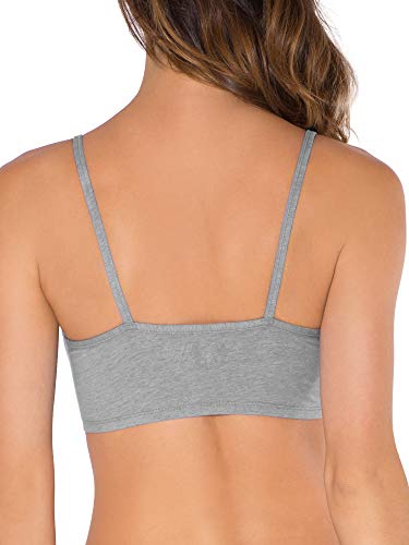 Image of Fruit of the Loom Women's Spaghetti Strap Cotton Sports Bra - All-Day Comfort & Easy Movement