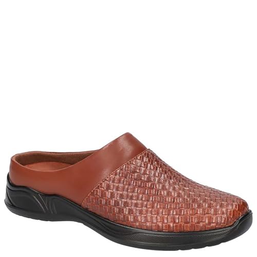 Mules Janalee pour soulager les pieds larges en couleur brun clair