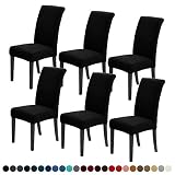 Joccun Chair Covers for Dining Room Set of 6,Water Repellent Dining Chair Slipcovers Stretch Dining