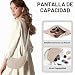 Imagen de YiYunTE Bolso Bandolera Mujer Hombre Bolso Cruzado Pequeño Bolso de Mano Movil Nylon Bandolera Mujer Pequeña Bolsa Crossbody Bag Bolso Riñonera Bolsos Universitarias Half Moon Bag Bolso Beige