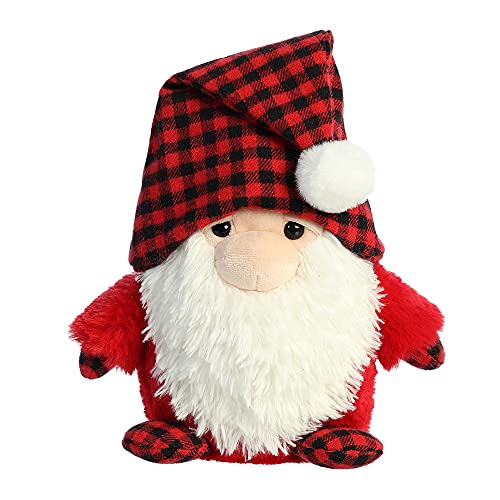 Gnome rouge Twinkleplum Gnomlins Aurora d'une taille de 25 cm pour decorer votre interieur