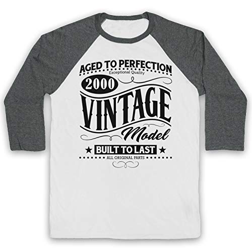 T-shirt baseball 3/4 retro vintage 2000 style urbain et decontracte homme