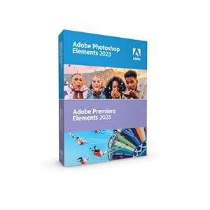 Adobe Photoshop & Premiere Elements 2023|Bundle| 1 Gerät | PC/Mac | unbefristet | Box inkl. Aktivierungscode
