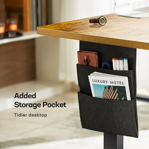 Marsail Standing Desks 55"x24" Adjustable Height Home Office Desks,Electric Standing Desk with Storage Bag,Stand up Desks for Study,Writing,Work Computer Desks 4 Memory Preset with Headphone Hook by Marsail - Image 8