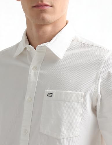 Image of Arrow Sport Men's Chelsea Slim Fit Corduroy Shirt