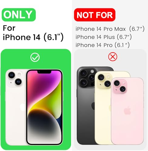 Image of LOVE 3000 Designed for iPhone 14 Case, Premium Silicone with [Soft Anti-Scratch Microfiber Lining] Shockproof Protective Phone Case for Men Women Girls 6.1 inch, Hot Pink