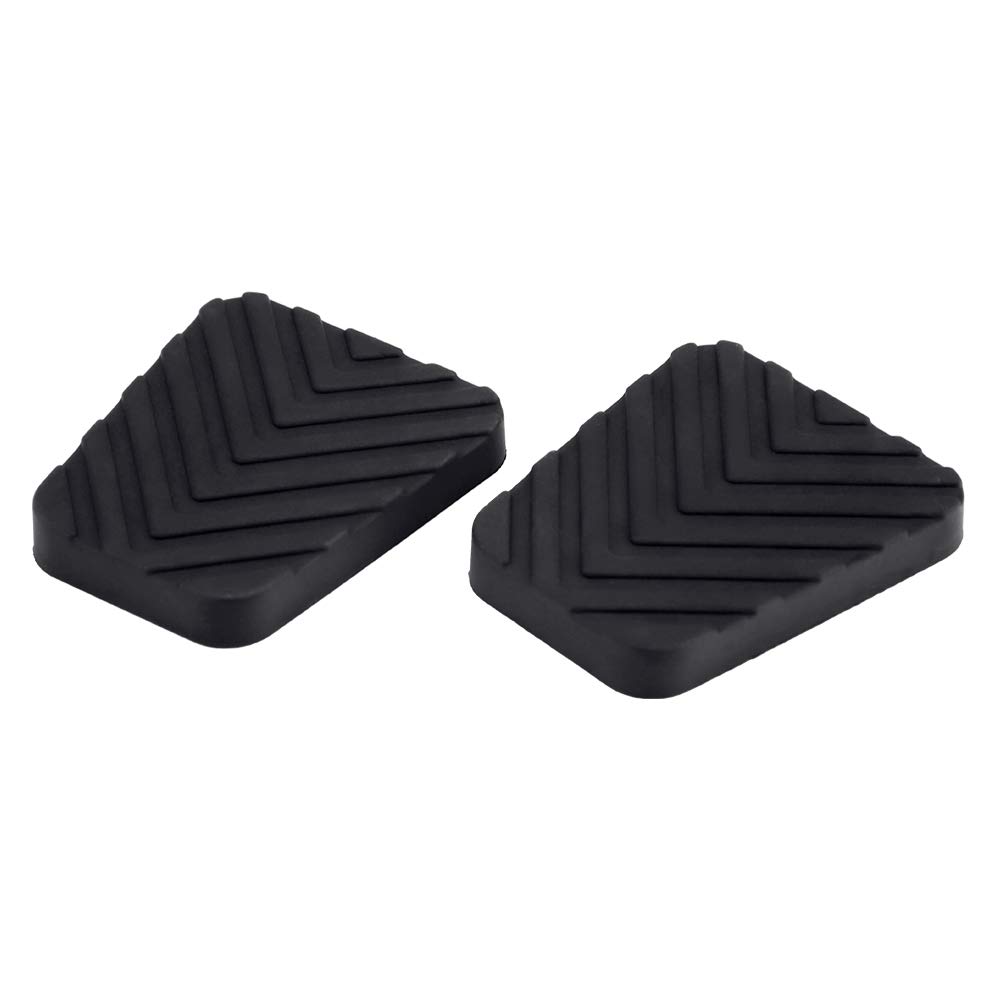Aramox Brake Clutch Pedal Pads,1 Pair of Auto Brake Clutch Pedal Rubber Pad Black OE 3282536000 for Accent Tiburon