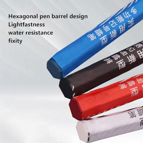 RYGRZJ Tire Marking Paint Crayon,1/4PCS Fade Resistant Crayon for Tires,Universal Waterproof Tire Crayon Marker,Portable Tire Crayon for Motorcycle Electric Vehicle Mark Tire Damage - Thumbnail 5