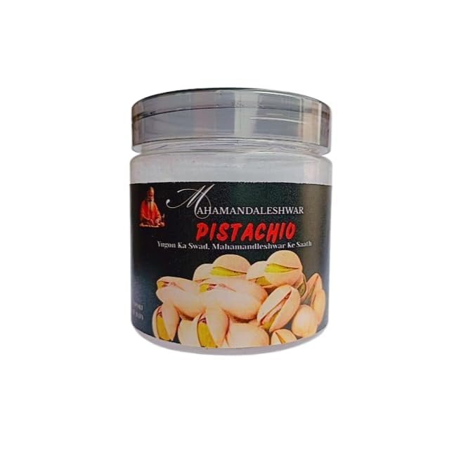 Mahamandaleshwar Roasted Pistachios – 4 x 250g Salted Pista | Handpicked, Aromatic, Bold Flavor | Fresh Natural Snack