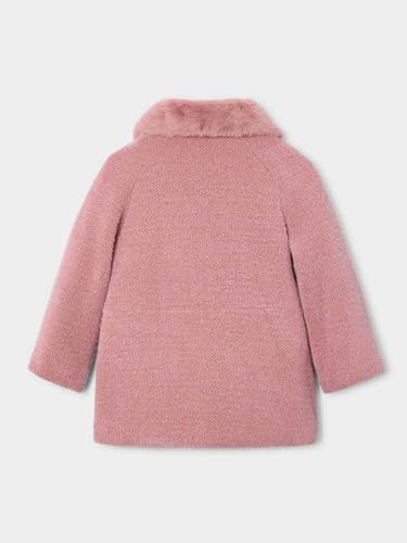 Mayoral Knitted Fur Coat for Girls Makeup2