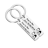 TGBJE New Girl Fans Gift You are The Nick to My Jess Keychain Set BFF Gift New Girl TV Show Gift Couples Gift (Nick Jess)