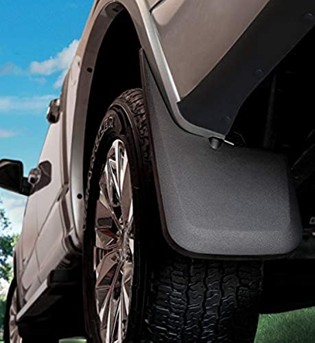 Husky Liners - Front & Rear Mud Guards | 2007-2013 Chevrolet Silverado 1500, 2007-2014 Chevrolet Silverado 2500/3500 w/Single Rear Wheels, 4 Piece Set, Front & Rear Set - Black, 4 Pc | 56796 by Husky Liners - Image 10