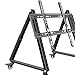 ＫＬＫＣＭＳ Low Height Mobile TV Stand Rolling TV Stand with Wheel Multipurpose Mobile TV Mount Stand Sturdy Floor Monitor Cart for Home, 32 inch to 70 inch