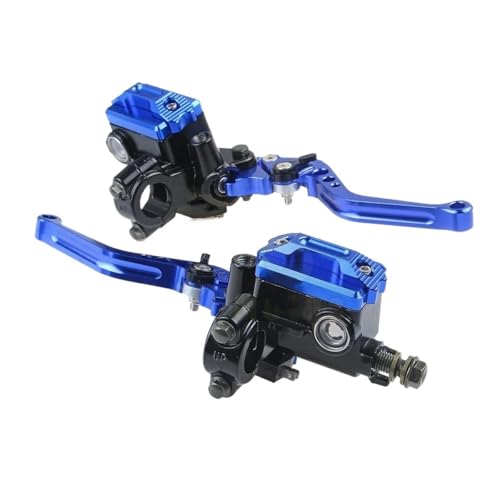 Levier d'embrayage moto et maitre-cylindre hydraulique noir pour guidon standard