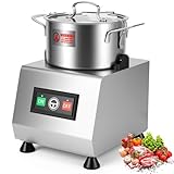 Multiprocessador Alimentos, Processador de Alimentos 220V, 400W, Picador de Legumes 3L, Construção em Aço Inoxidável, 1500 RPM, Picador Universal para Legumes, Carne, Restaurantes e Cozinhas