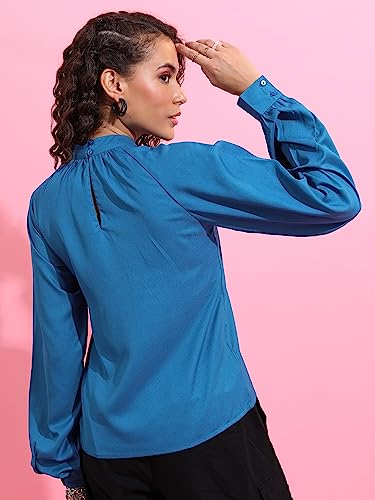 Image of KETCH Women Polyester Regular Fit Full Sleeve Tops