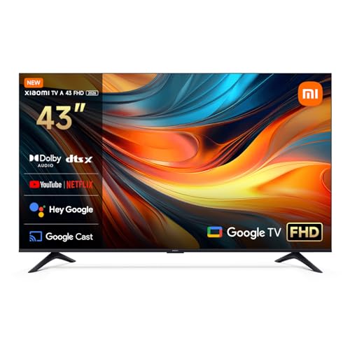 Opiniones de lg smart tv 43 disponible en línea para comprar. 45 XIAOMI TV A 43 FHD 2026 | Google TV | Diseño Elegante con Bisel Ultrafino | Dolby Audio DTS:X + DTS Virtual:X1 | Voice Control