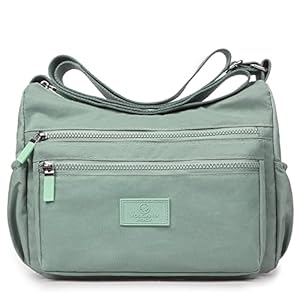 VOLGANIK ROCK Women’s Cross-body Bags Lightweight and Water Resistant Shoulder Bags Women Multi Pockets Crossbody Bags for Women Medium Size Handbags for Women Travel Bag Everyday Bag