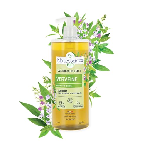 Natessance Igiene Shampoo Lemon Verbena Doccia Senza Solfati 1L - 3