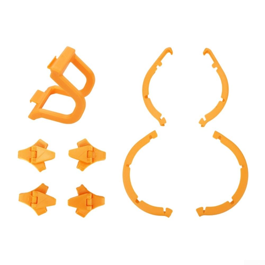 Kit di protezione per DJI NEO 2, copertura antigraffio con treppiede che aumenta l'altezza, accessori per carrello di atterraggio pieghevole (arancione)