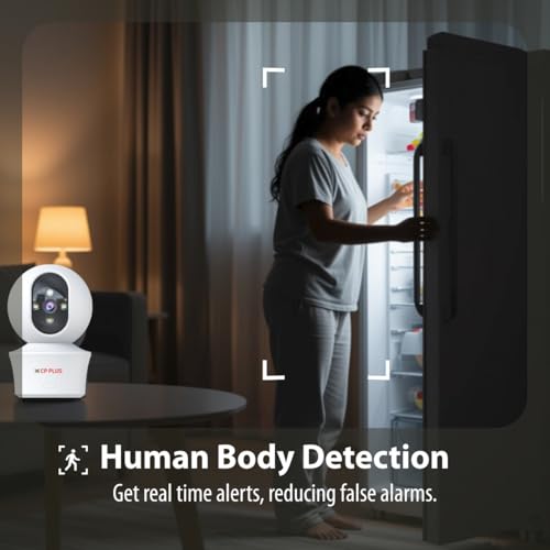 CP PLUS 3MP Smart Wi-Fi CCTV Camera for Home with 360° Pan & Tilt | View & Talk | Smart Detection Suite | Night Vision 30 Mtr | Cloud Recording | CTC Cyber Secure Tech | EZ-P34Q 7 41Zpv7nhHdL