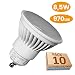 Pack 10x GU10 LED 8,5w Potentísima. Color Blanco Neutro (4500K) 970 Lúmenes....