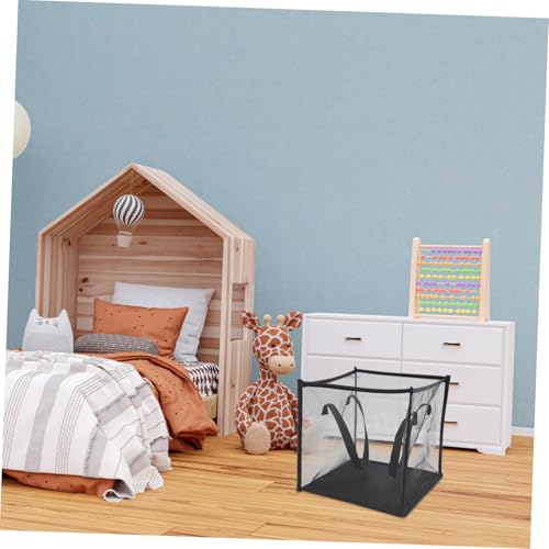 Panier à linge pliable en maille pour rangement de jouets et vêtements - 4
