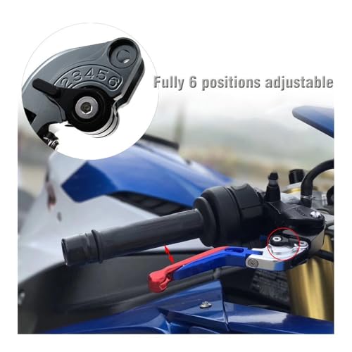 Leviers frein moto pliables pour éviter la casse CB125R