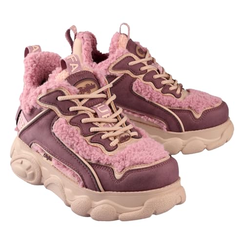 Buffalo Sneaker Donna Cld Chai Warm Vegan Purple/Rose Taglia...