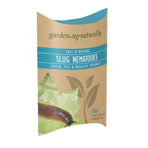 Gardening Naturally Slug Nematodes Treats 40sqm Natural Safe Slug Control