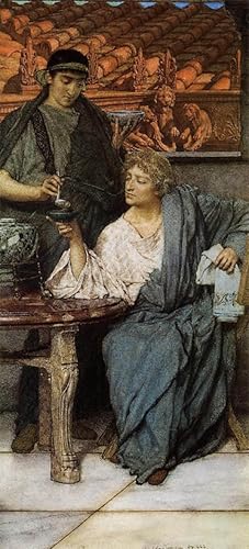 Pintura murales lienzo que inspira distinción y arte de los catadores romanos en tu hogar