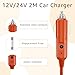 12V/24V Car Charger 14AWG, 15A DC 8.0mm Car Cigarette Lighter Charging Cable with DC7909 DC8020 Plug is Compatible with Jackery、GRECELL、Anker、BLUETTI、Goal Zero Yeti Portable Power Station(1Pack)