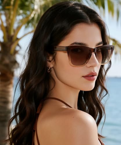 Lunettes de soleil polarisées protection UV400 miroir pour femmes