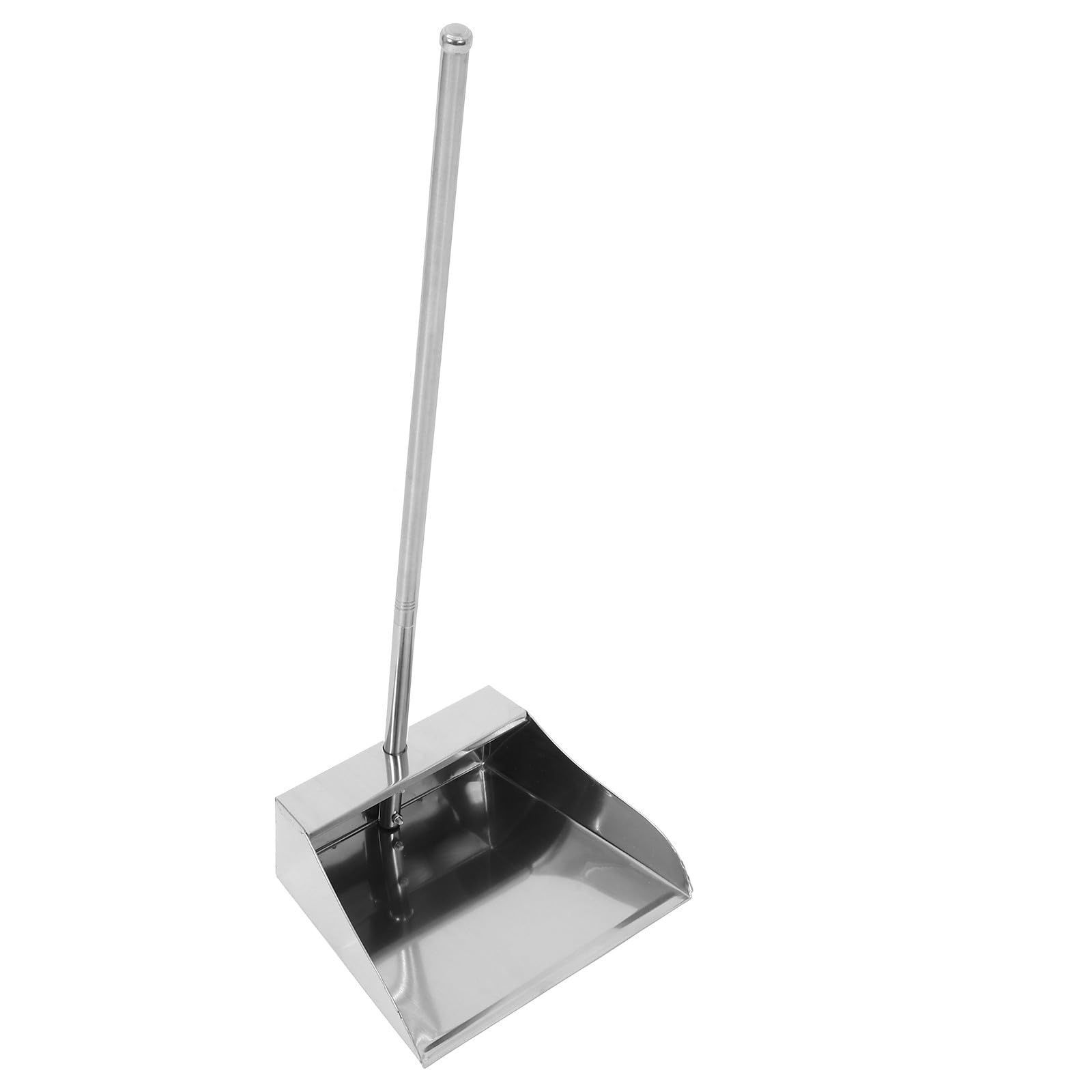 Pala Recogedor de Basura de Acero Inoxidable con Mango Ergonómico Gran Capacidad y Diseño Elegante para Limpieza Doméstica y Oficina Práctico Utensilio de Hogar Resistente y Fácil
