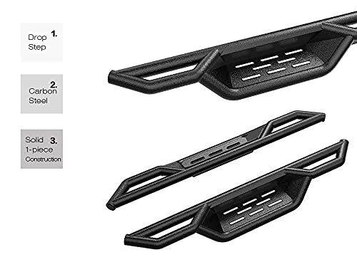 Estribos tubular APS 6 pulgadas negro para Jeep Wrangler miniatura 3