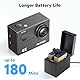 AKASO EK7000 Action Cam 4K30FPS mit 64GB microSDXC Speicherkarte Unterwasserkamera 170°Ultra Weitwinkel Full HD Sportcamera mit 2 Zoll LCD Bildschirm 2.4G Fernbedienung