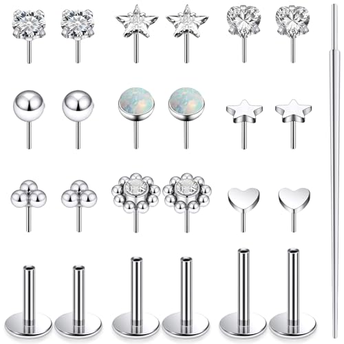 Lsnevsie 14K �S�[���h�t�B���h 20G 18G 16G �X���b�h���X �t���b�g�o�b�N �C�������O �X�^�b�h �T�[�W�J���X�e�����X�X�`�[�� �N���A CZ �v�b�V���C���m�[�Y�����O �X�^�b�h �g���K�X �w���b�N�X �R���N ��s�A�X �s�A�X �W���G