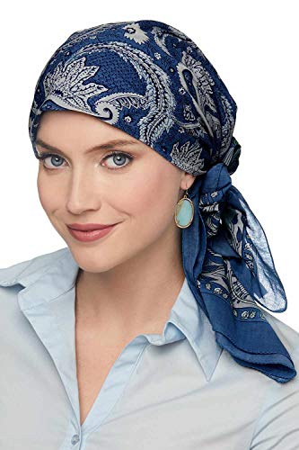 Oversized 100% Cotton Woodblock Hand Stamped Head Scarves | 36