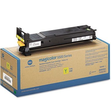 Toner jaune Konica A06 V233 authentique de haute capacité pour imprimante